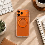 iPhone Magsafe 360 Rotating HaloGrip Clear Case