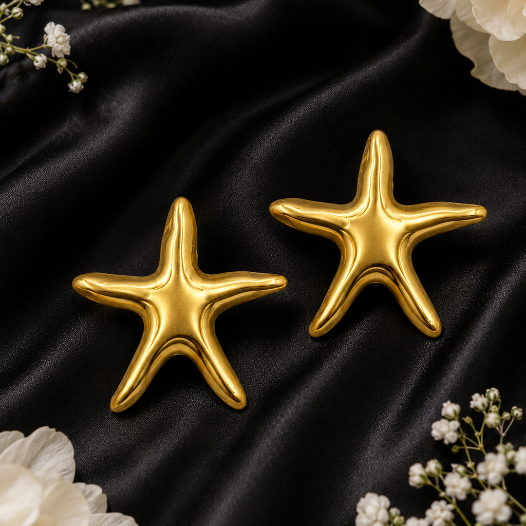 Starfish Stud Earrings