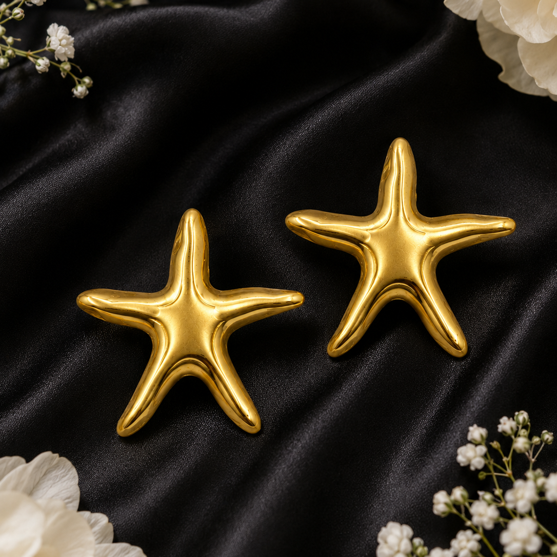 Starfish Stud Earrings