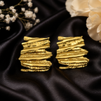 Textured Layered Earrings