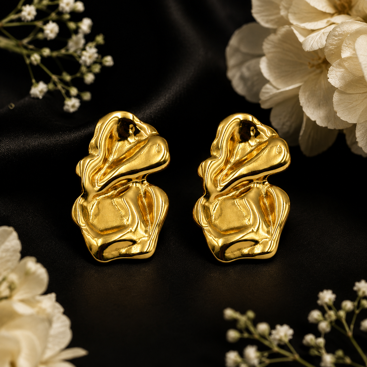 Abstract Statement Earrings
