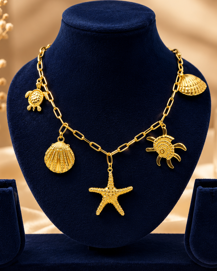 Ocean Treasures Charm Necklace