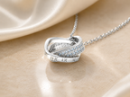 Silver Infinity Loop Necklace