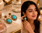 Turquoise Natural Stone Earring