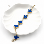 Blue Clover Bracelet