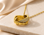 Gold Infinity Loop Necklace