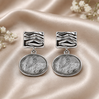 Textured Drop Earrings