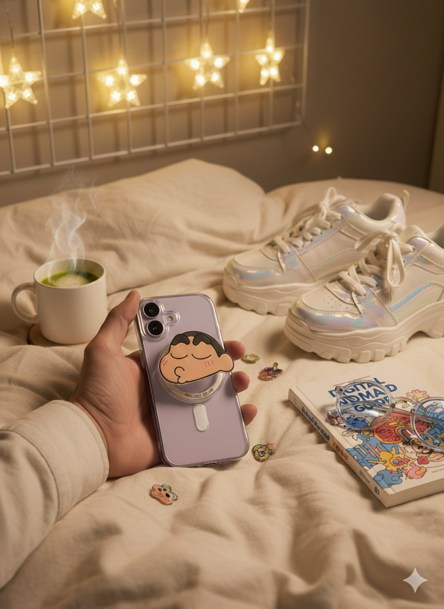 Crayon Shinchan Magnetic Grip & stand