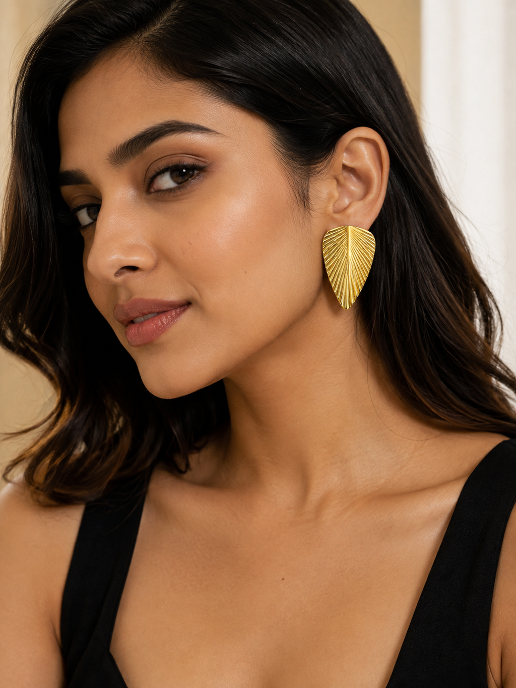 Leaf Statement Earrings