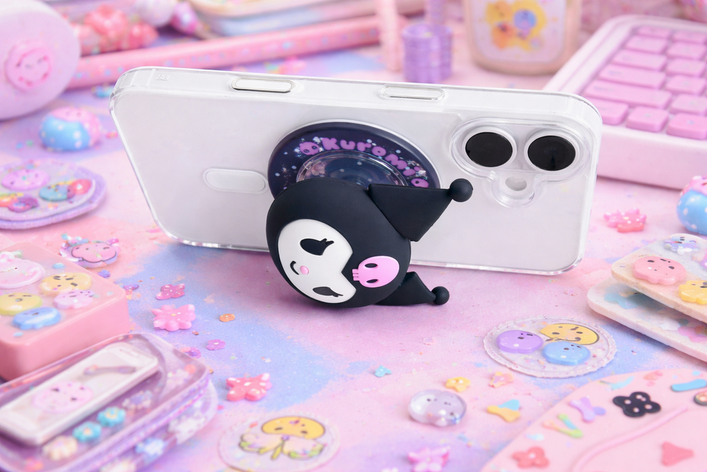 Kuromi Magnetic Grip & stand (Hello Kitty Series)