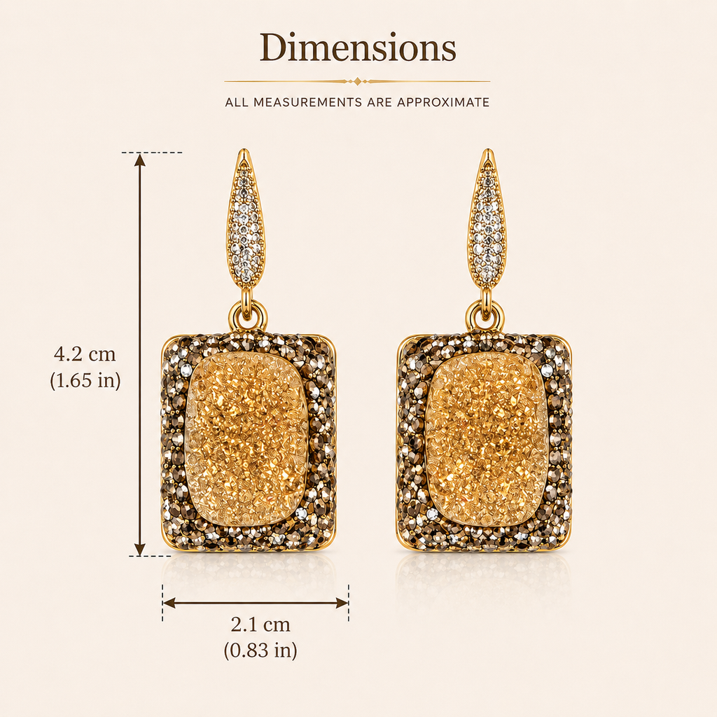 Golden Natural Stone Jewellery