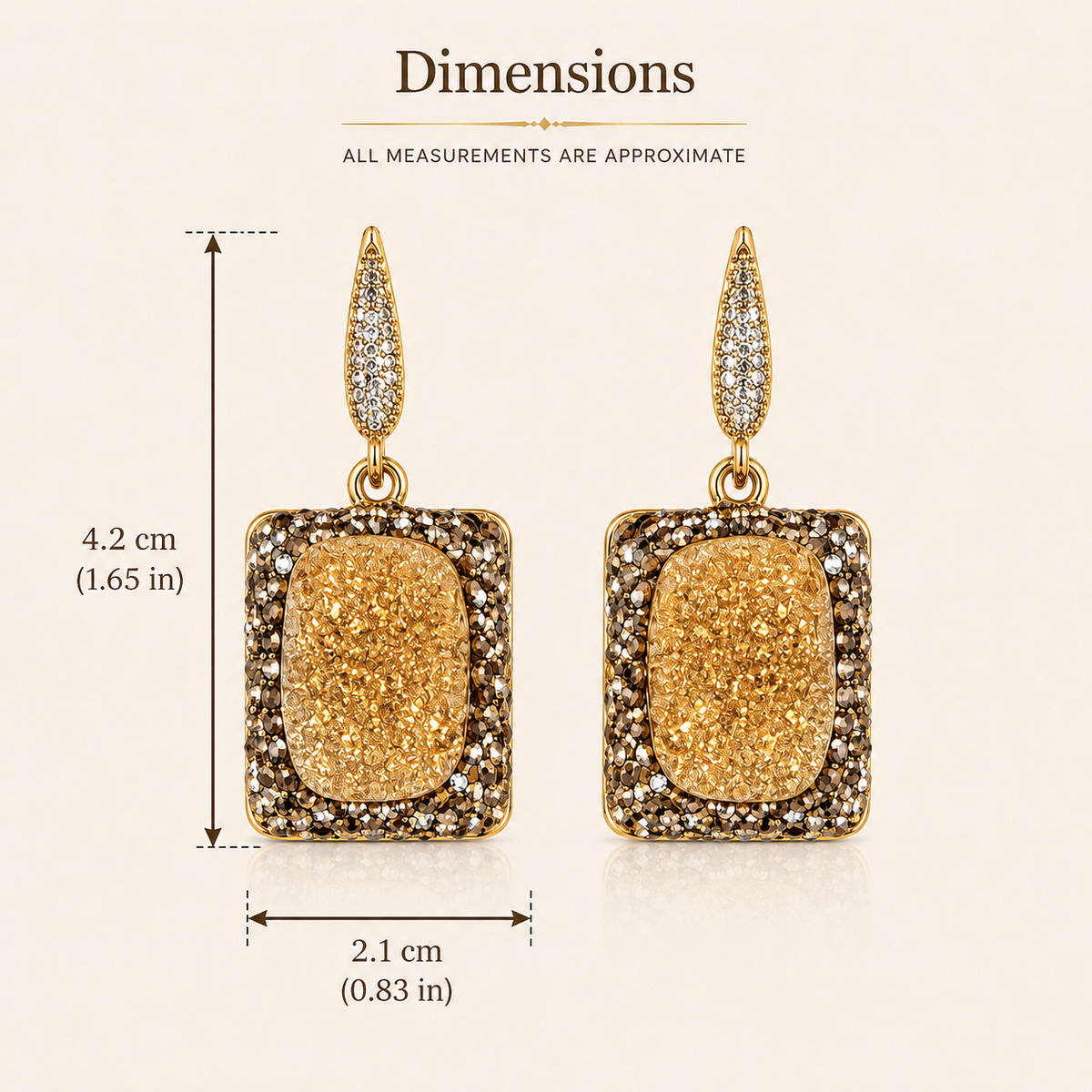 Golden Natural Stone Jewellery
