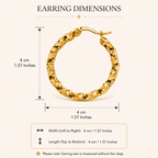 Signature Textured Hoops