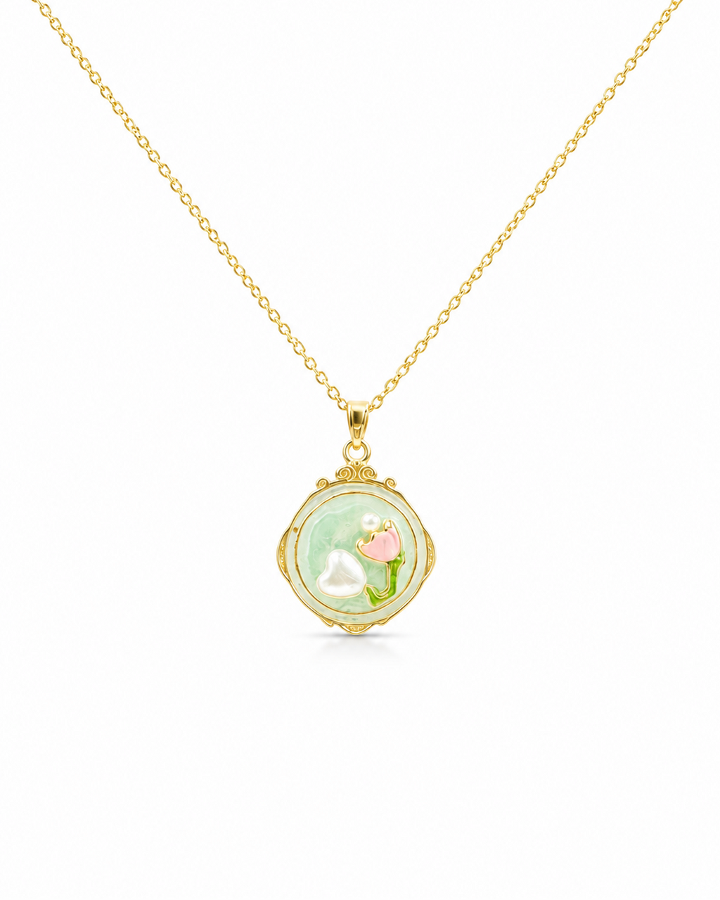 Bloom Pearl Pendant Necklace