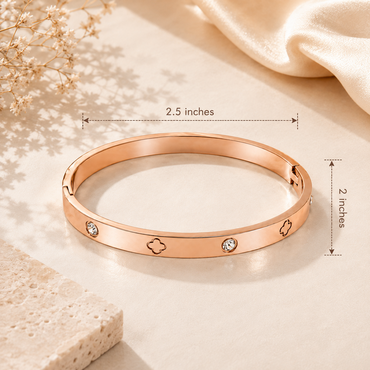 Clover Crystal Bracelet