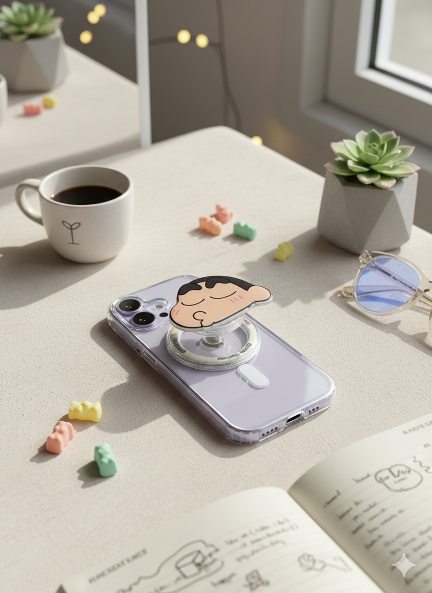 Crayon Shinchan Magnetic Grip & stand