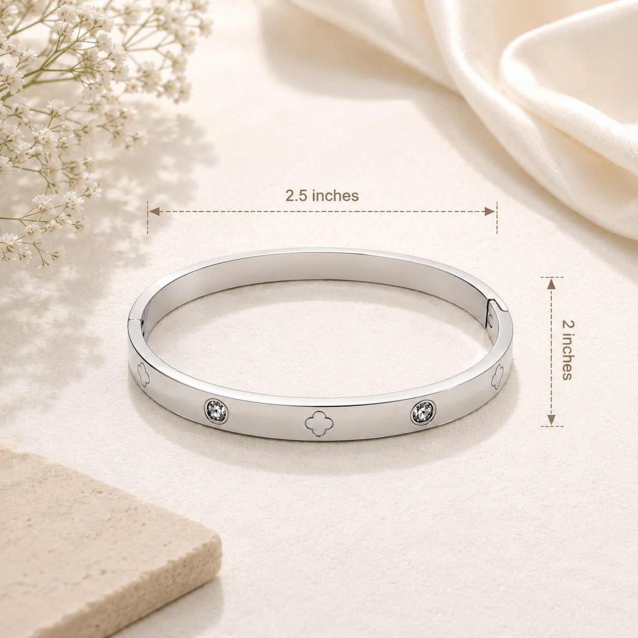 Clover Crystal Bracelet