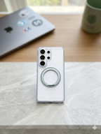 Samsung Magsafe 360 Rotating HaloGrip Clear Case