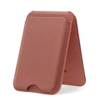 Slim Textile MagSafe Card Holder – 4 Cards | N52 Magnetic - Brown