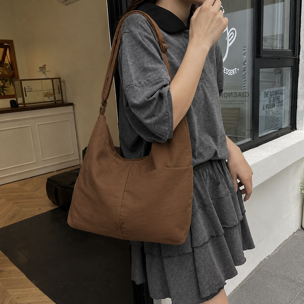 Hobo Bag (Cocoa Brown)