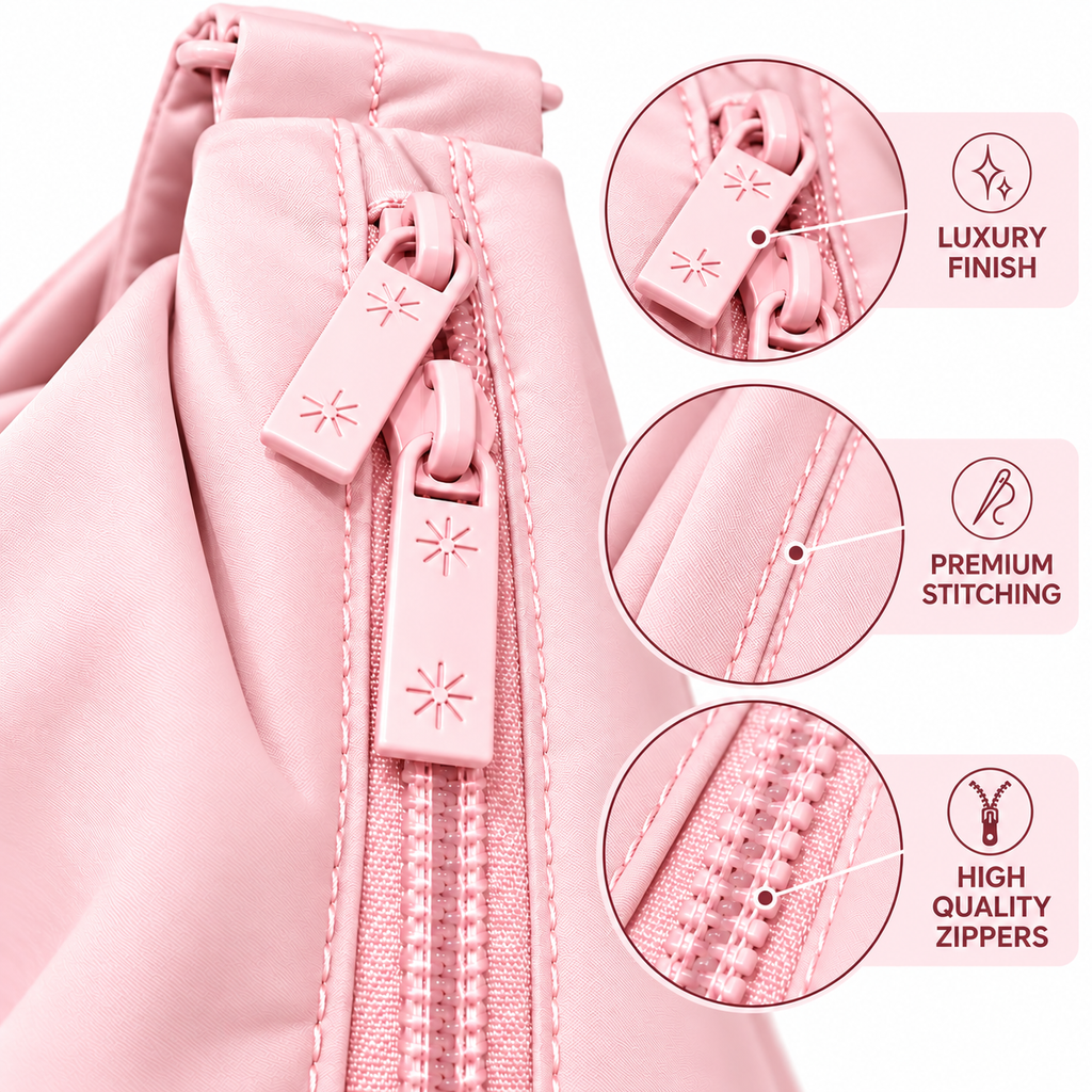 Hobo Bag (Blush Pink)