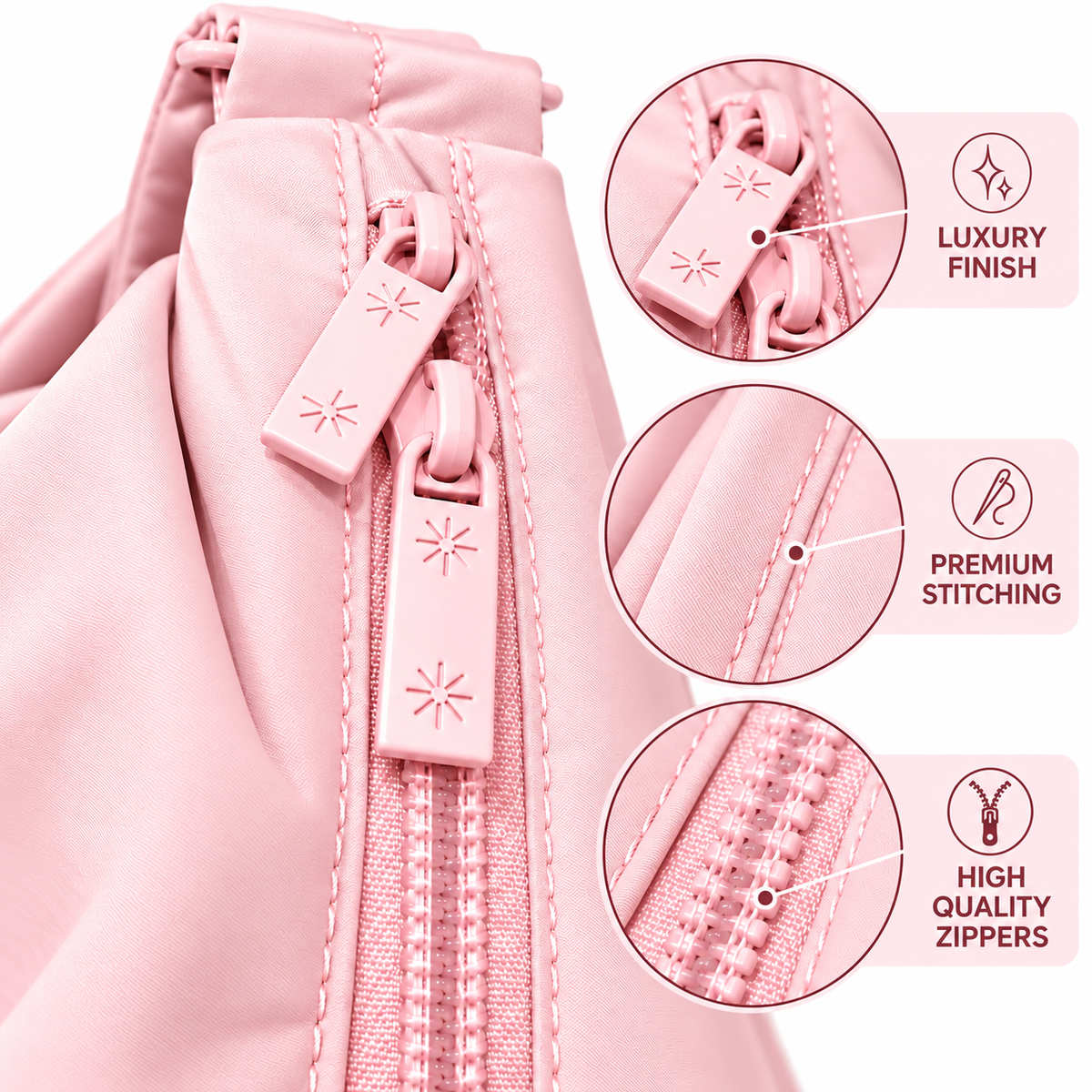 Hobo Bag (Blush Pink)