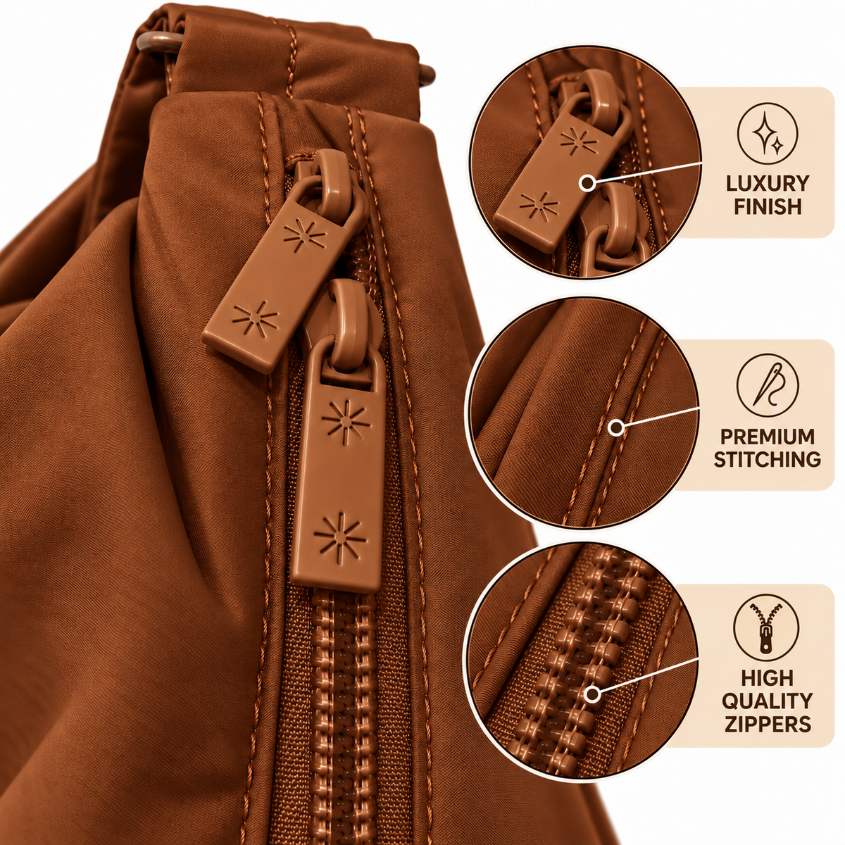 Hobo Bag (Cocoa Brown)
