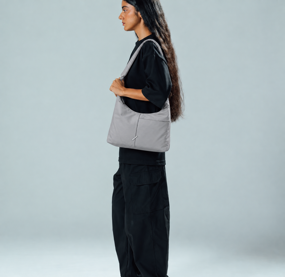 Hobo Bag (Ash Grey)
