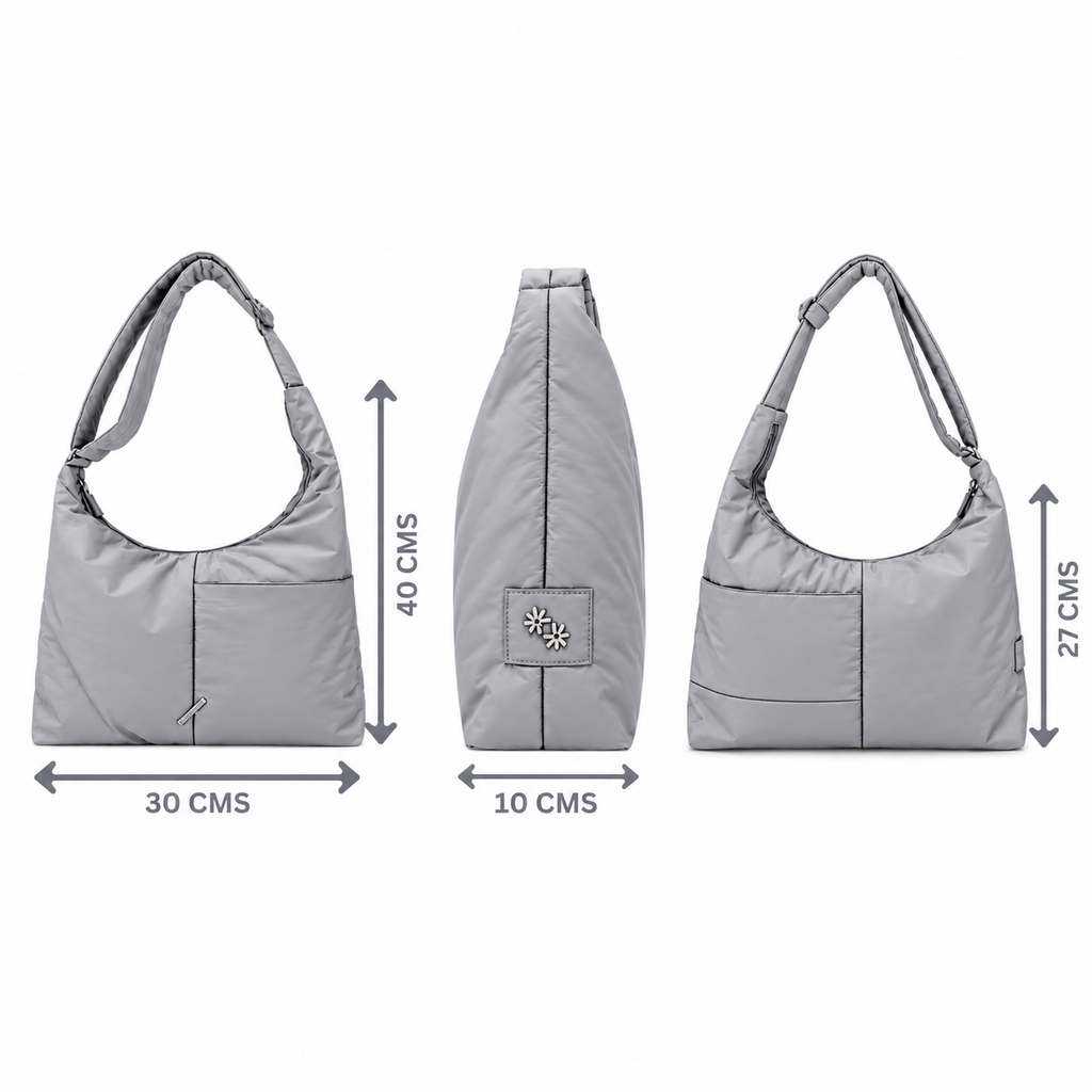 Hobo Bag (Ash Grey)