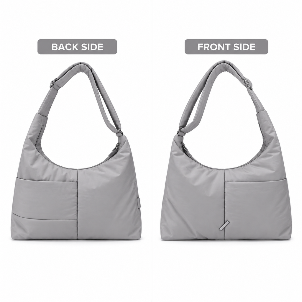 Hobo Bag (Ash Grey)