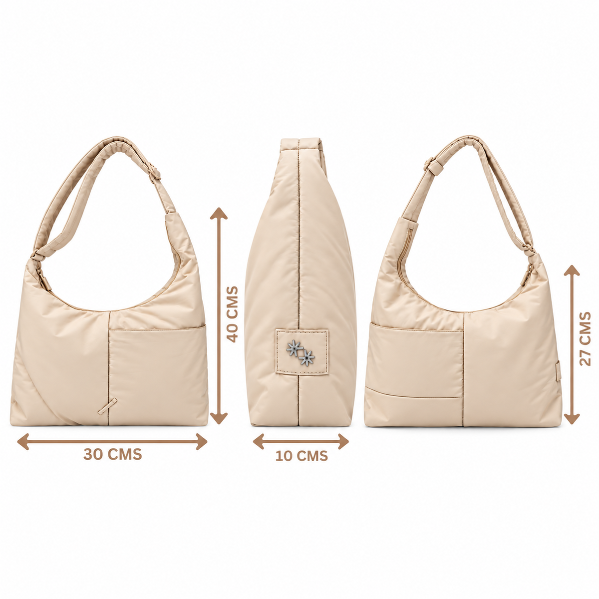 Hobo Bag (Sand Beige)