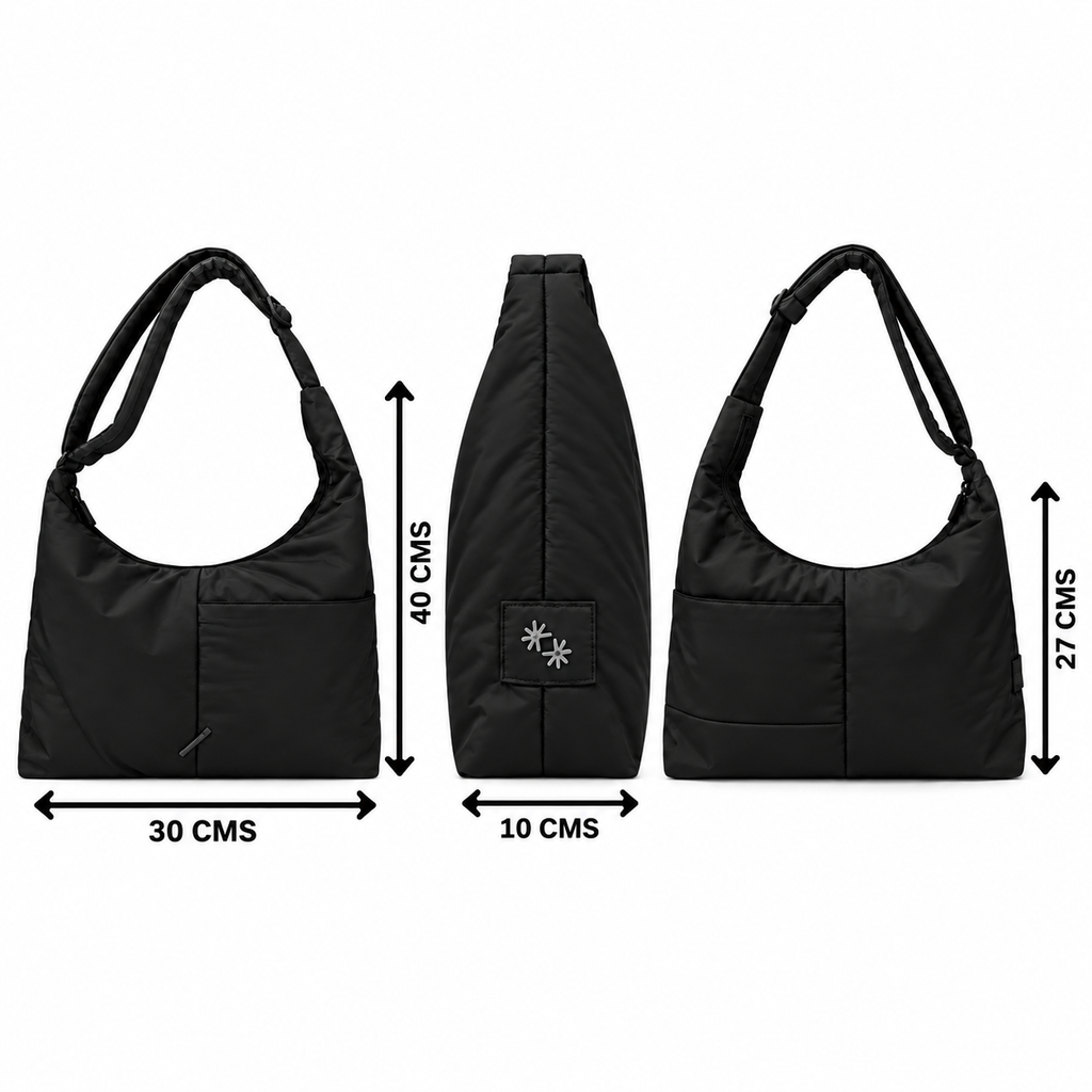 Hobo Bag (Midnight Black)
