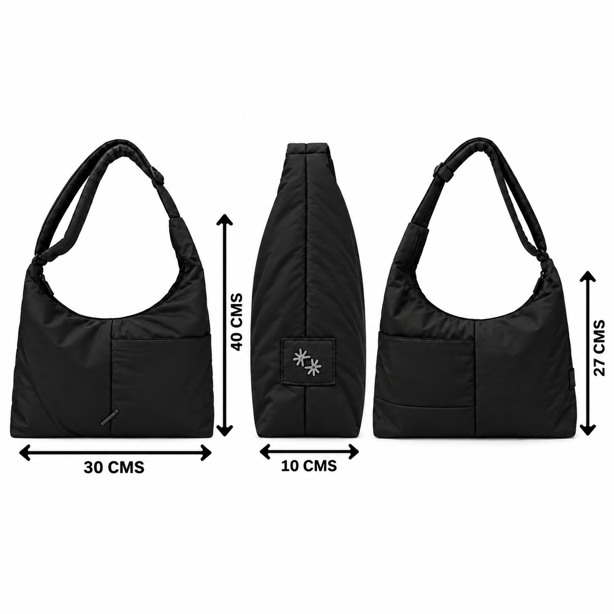 Hobo Bag (Midnight Black)