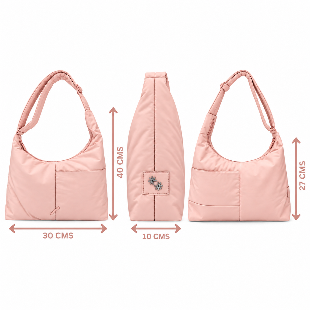 Hobo Bag (Blush Pink)