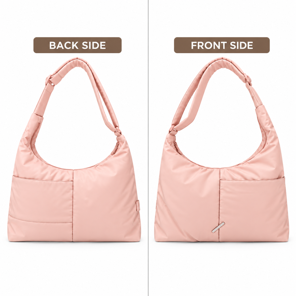 Hobo Bag (Blush Pink)