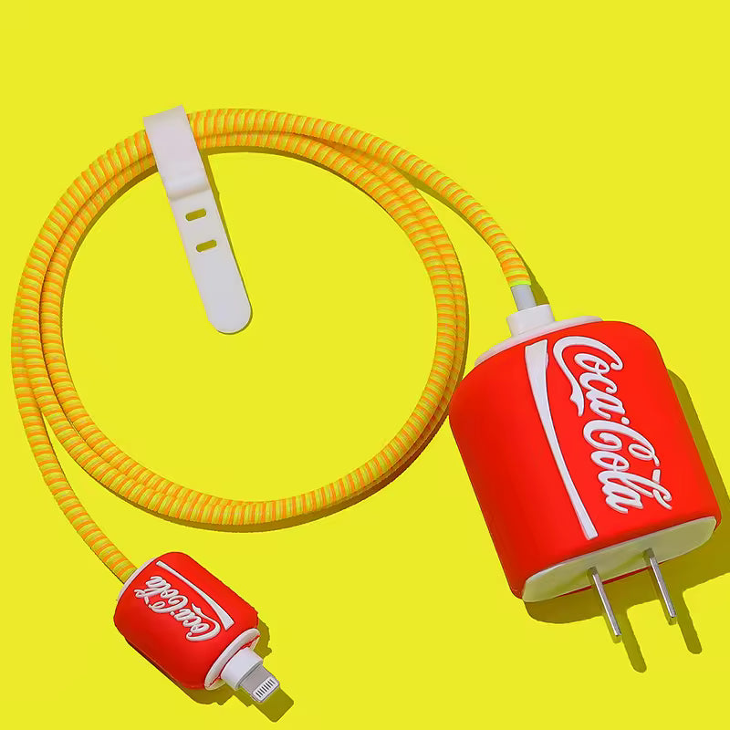 Coca Cola Charger & Cable Protective Case