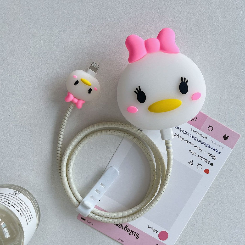 Daisy Duck-themed Charger & Cable Protective Case