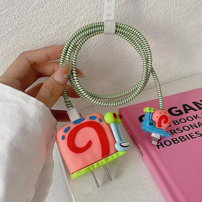 Gary the Snail Charger & Cable Protective Case