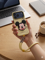 3D Mickey Case with Wrist Lanyard