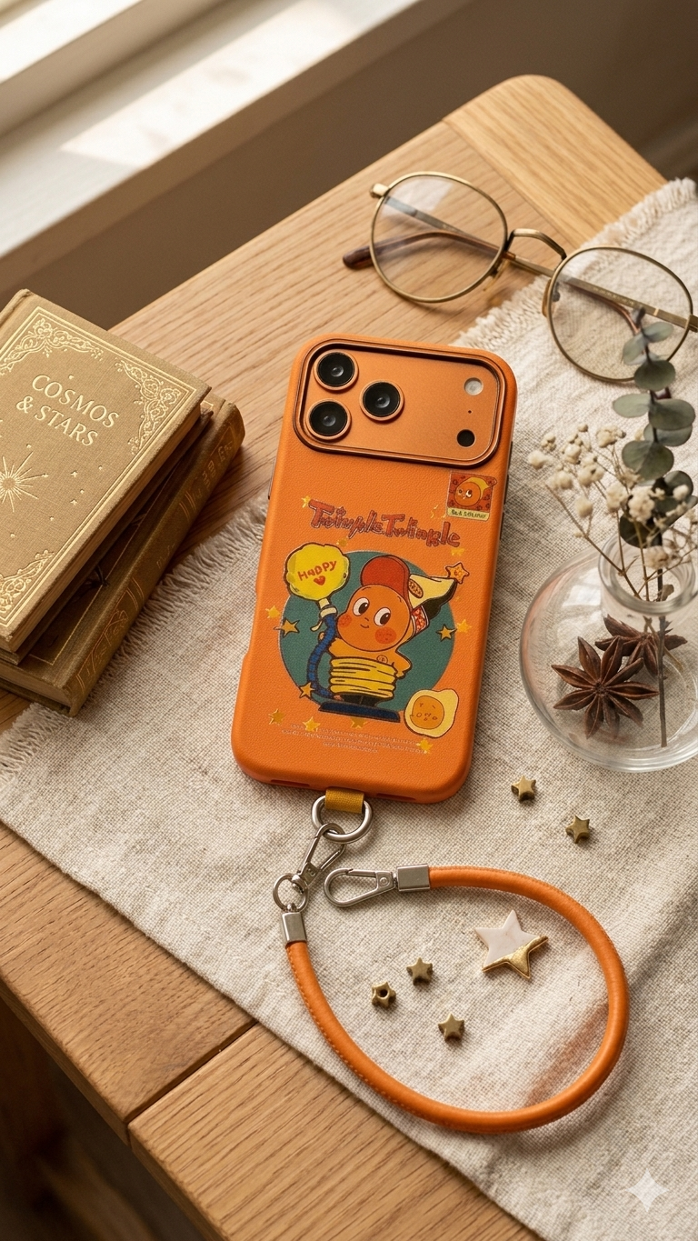 Twinkle Charm Case with Wrist Lanyard