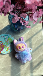 Labubu Plush Lavender Blue Doll