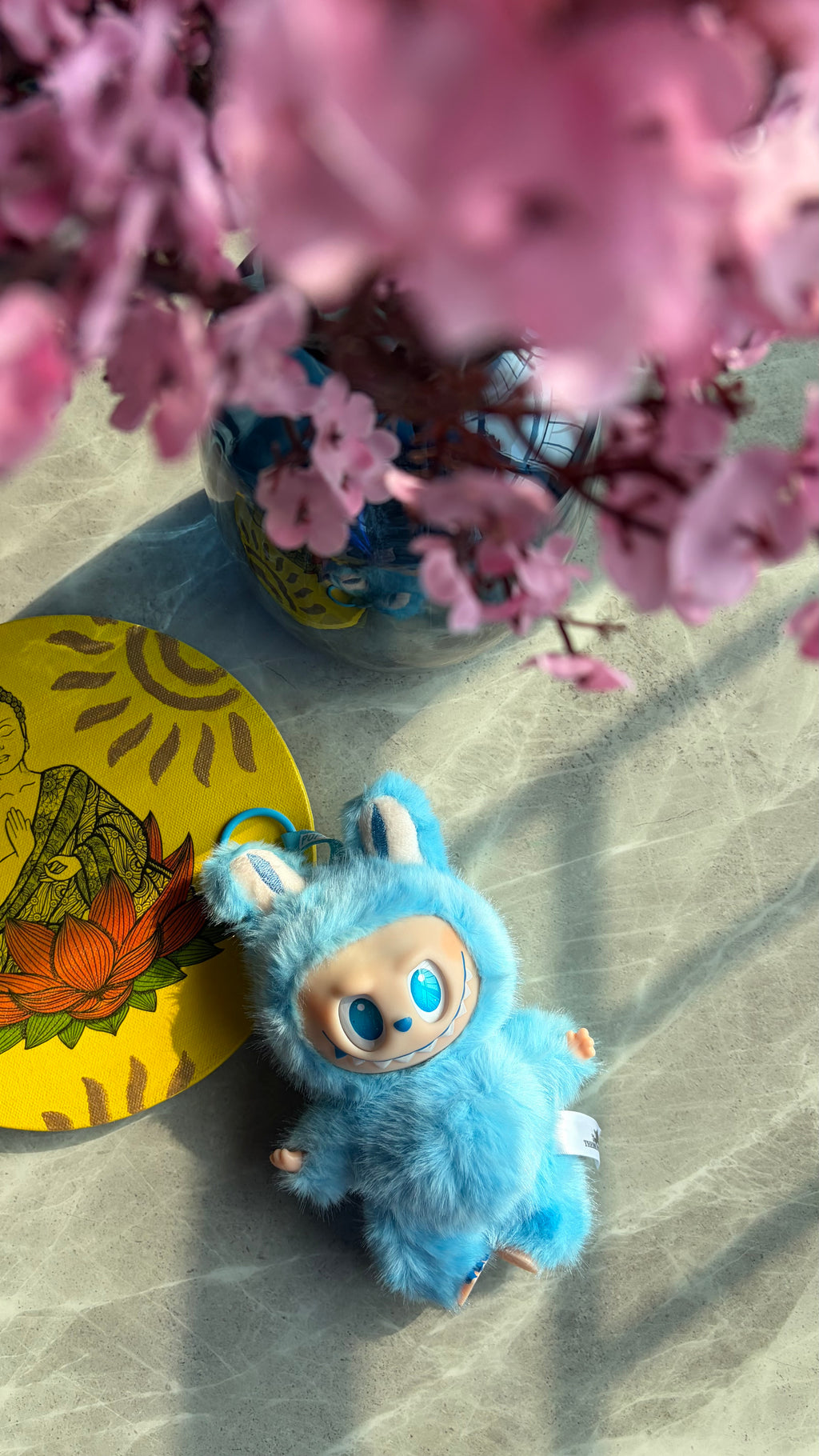 Labubu Plush Pastel Blue Doll