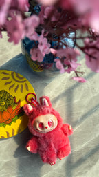 Labubu Plush Cherry Red Doll