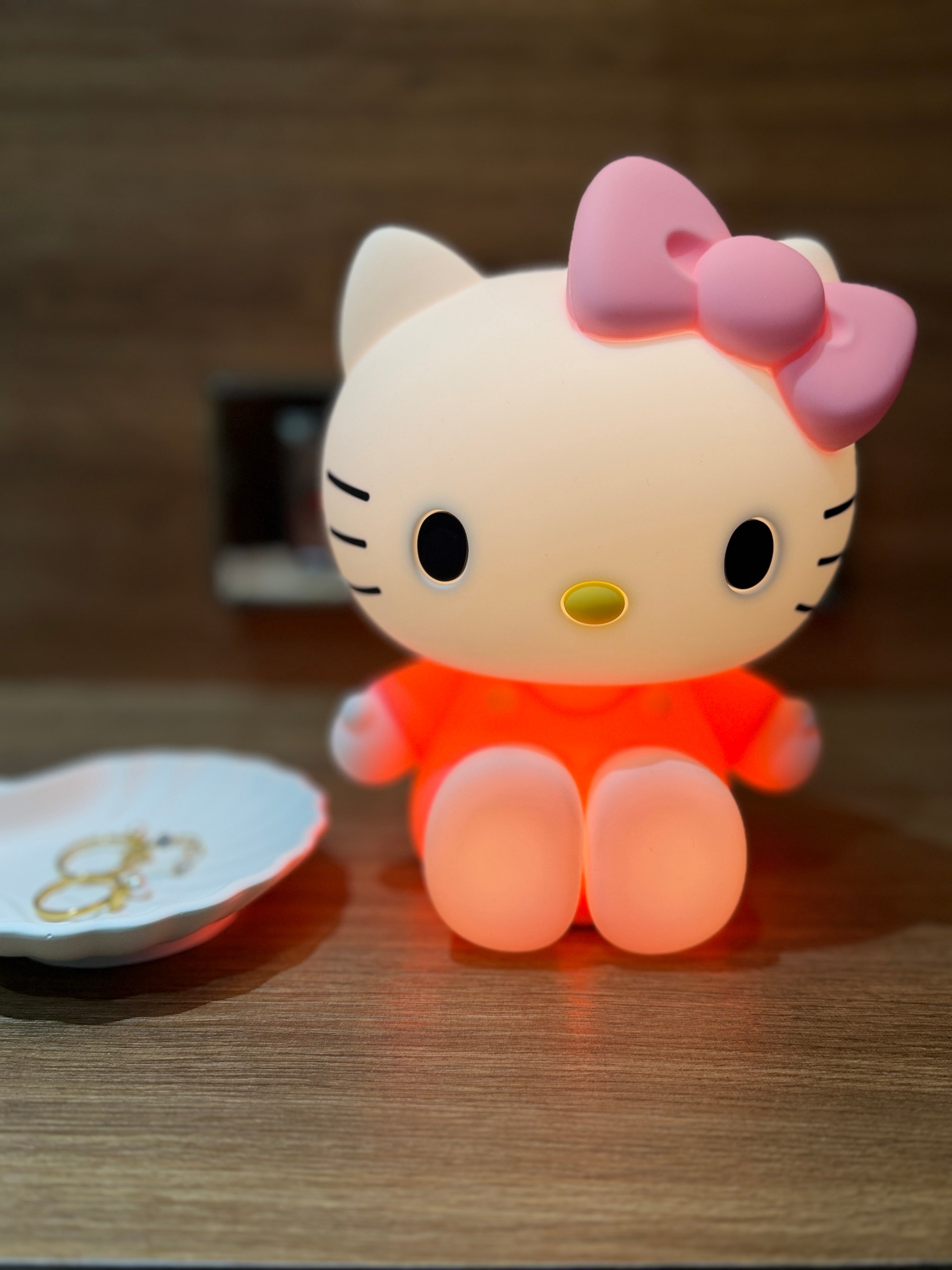 Hello Kitty Rechargeable Silicone LED Night Light | Touch Lamp