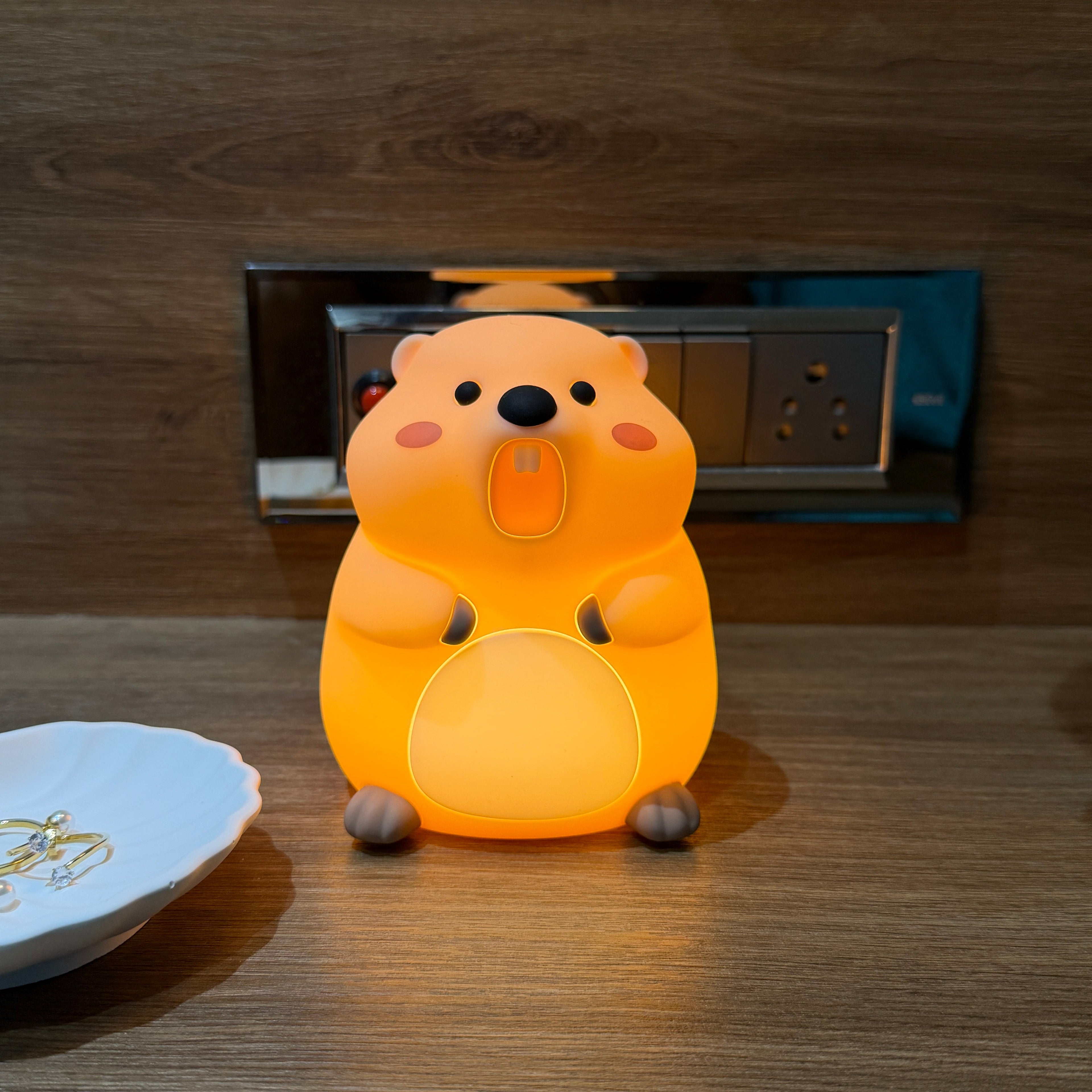 Marmot Rechargeable Silicone LED Night Light | Touch Lamp
