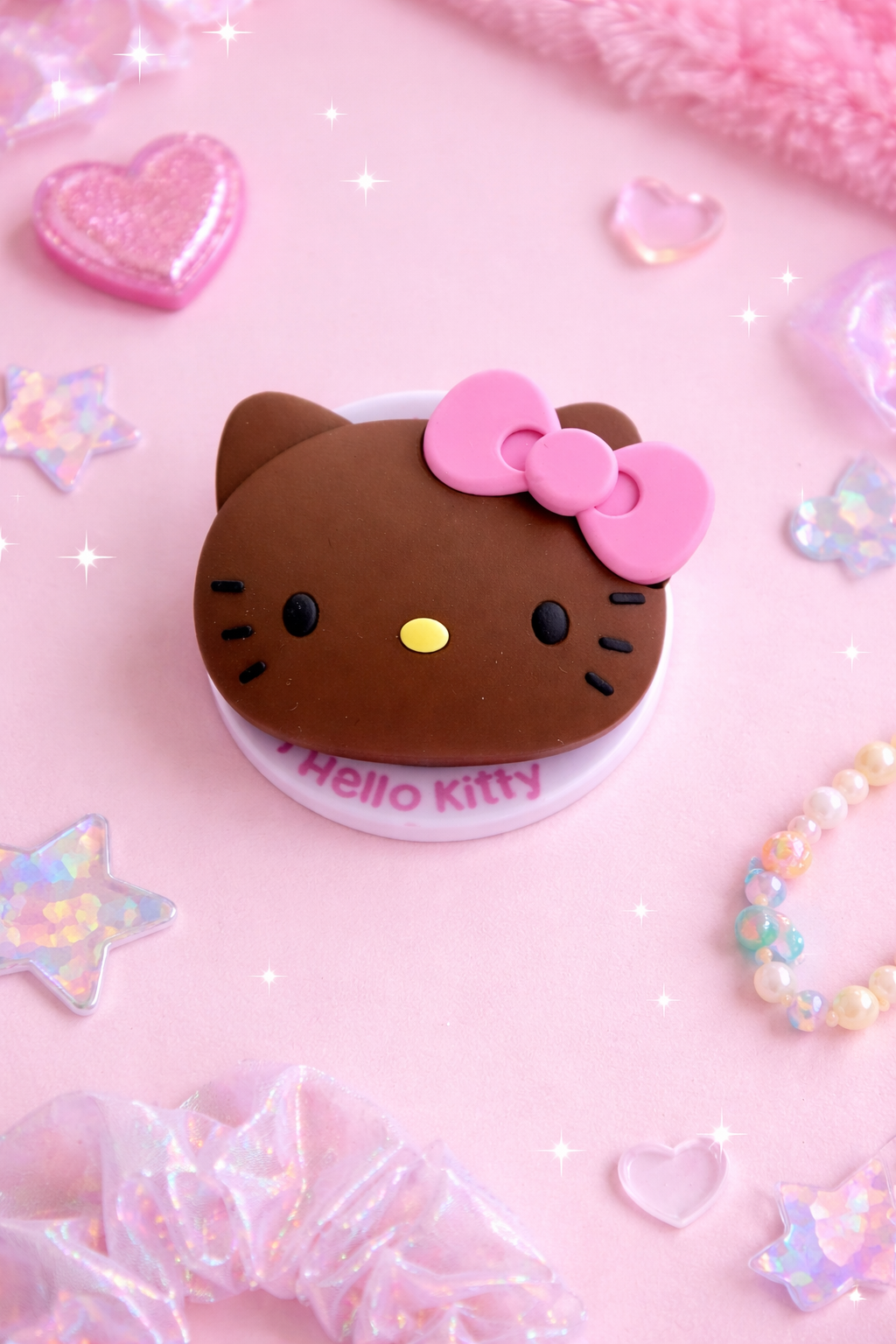Hello Kitty - Brown - Magnetic Grip & stand (Hello Kitty Series)