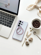 Samsung Magsafe 360 Rotating HaloGrip Clear Case