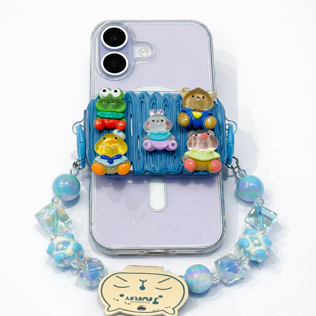 Blue Cartoon Charm