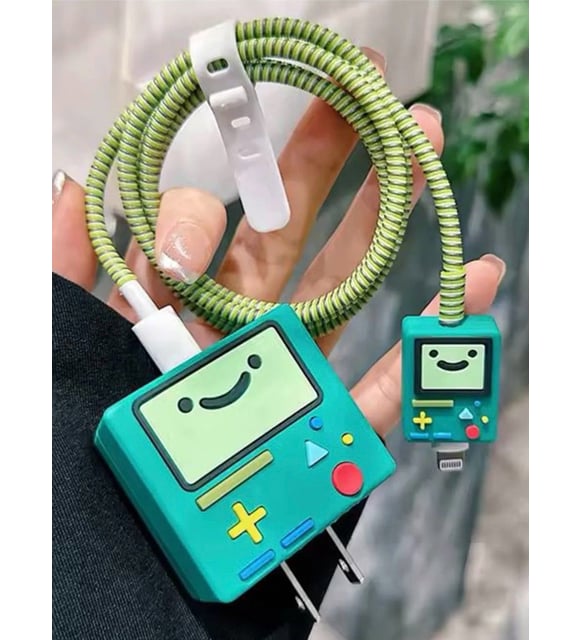 Nintendo Themed Charger & Cable Protective Case