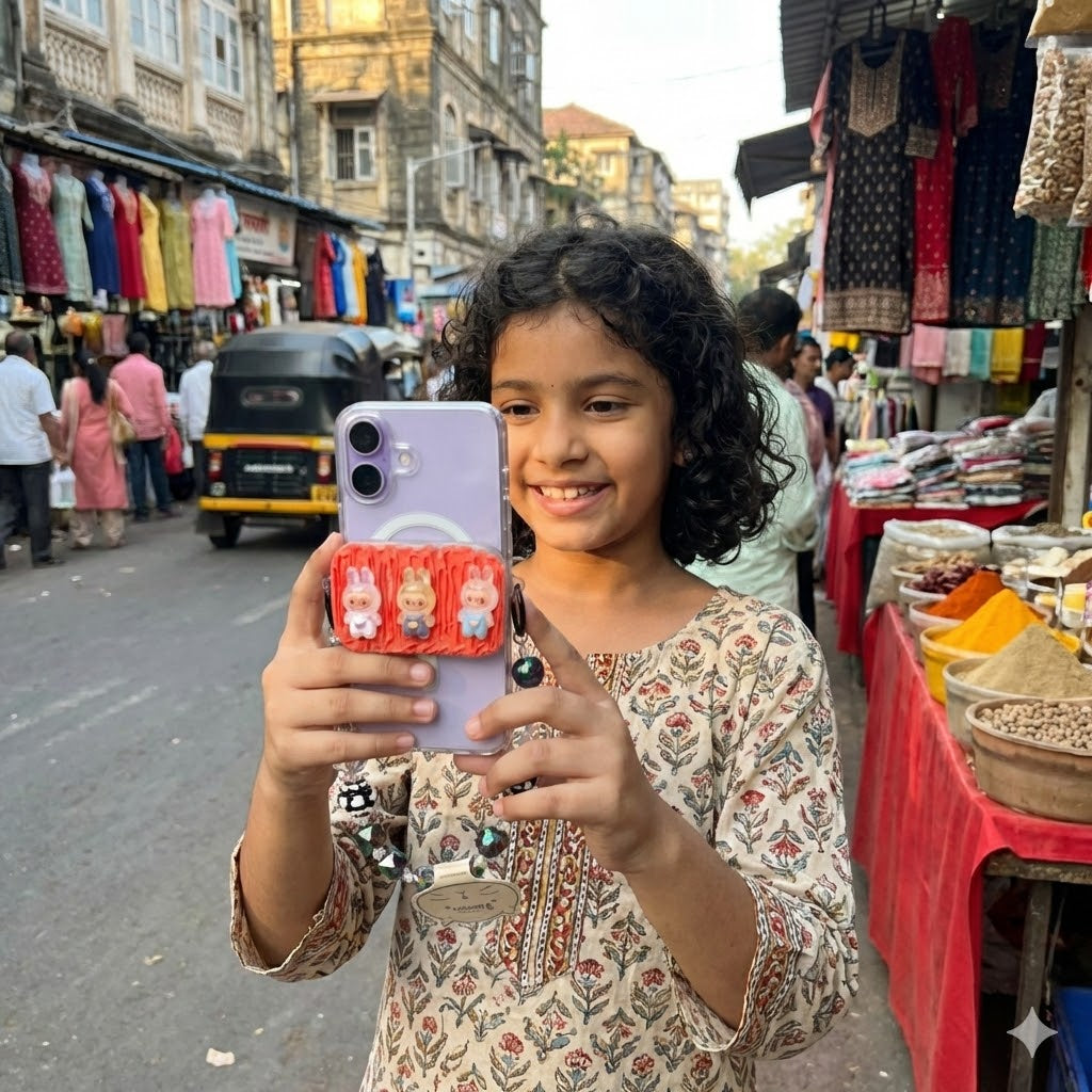 Orange 3 Critter Charm